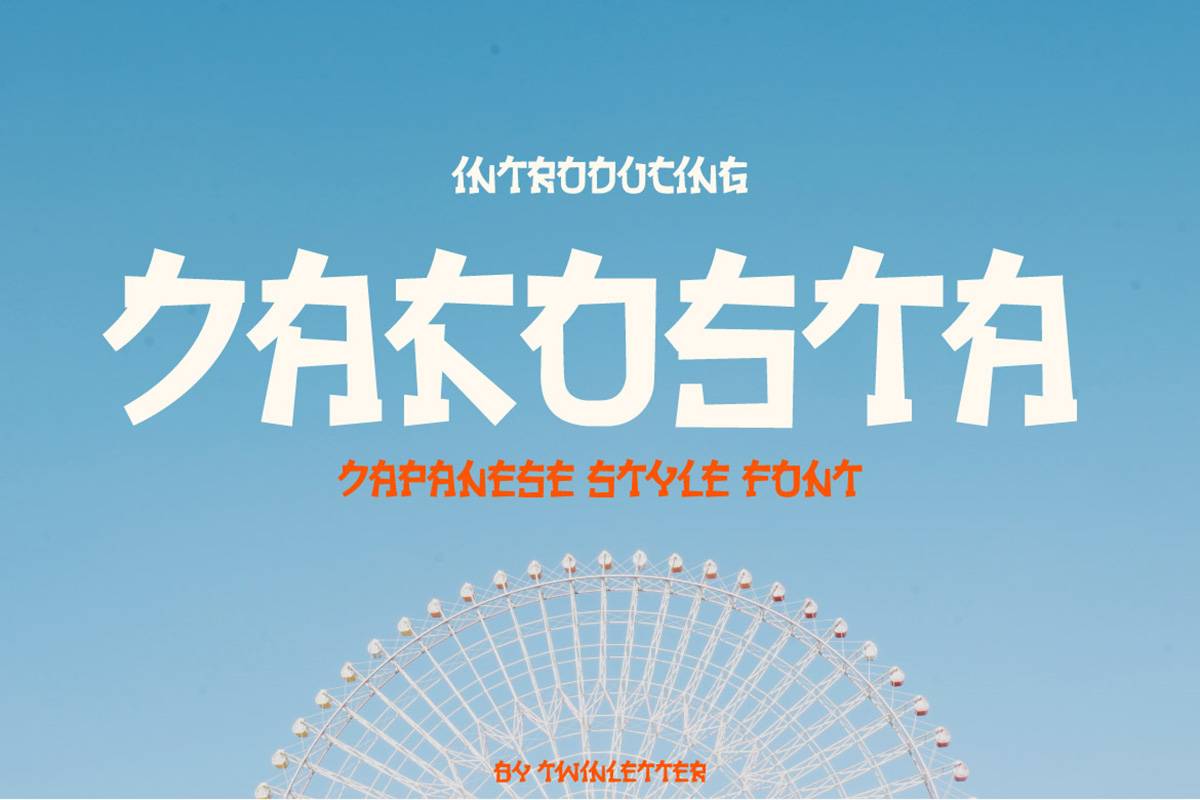 Jakosta Font sample