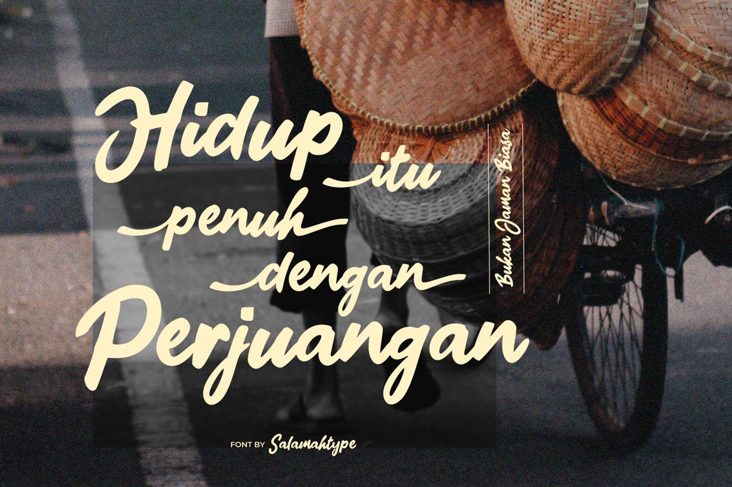 Jaman Edan Font sample