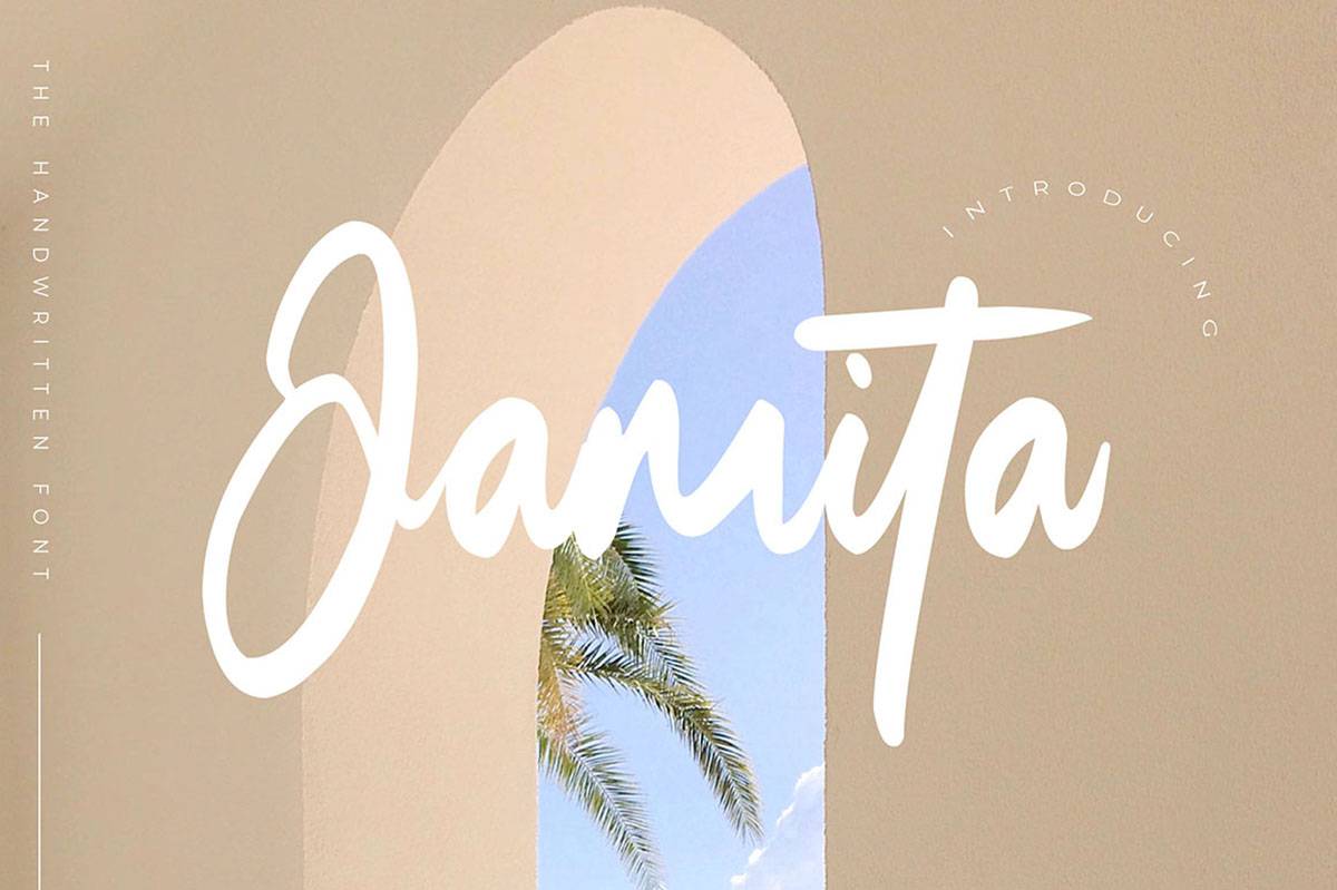 Jamita Font sample