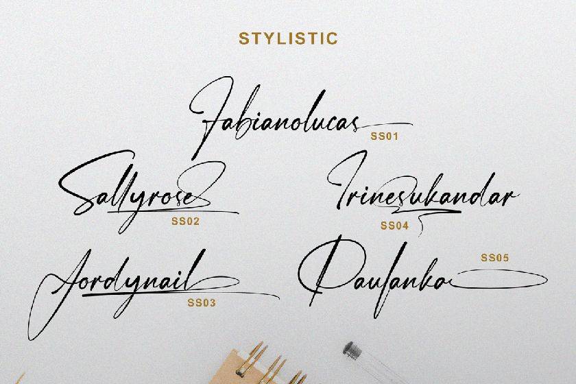 Janelotus Font sample