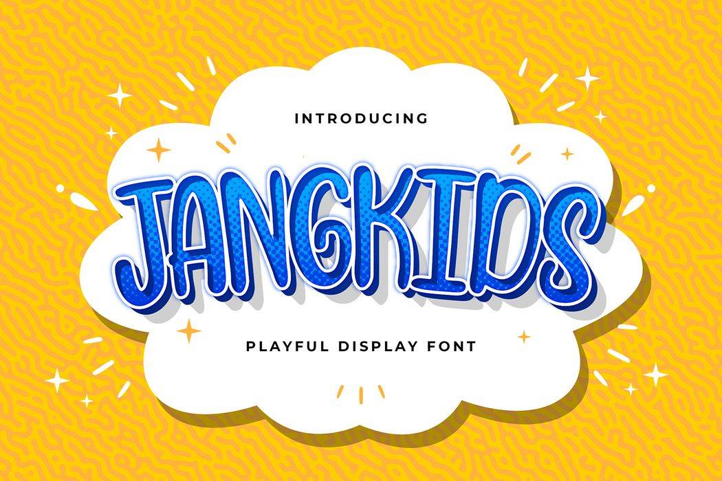 Jangkids Font sample