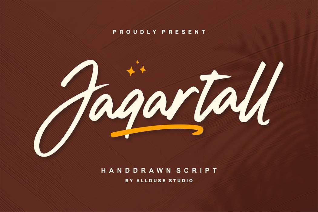 Jaqartall Font sample