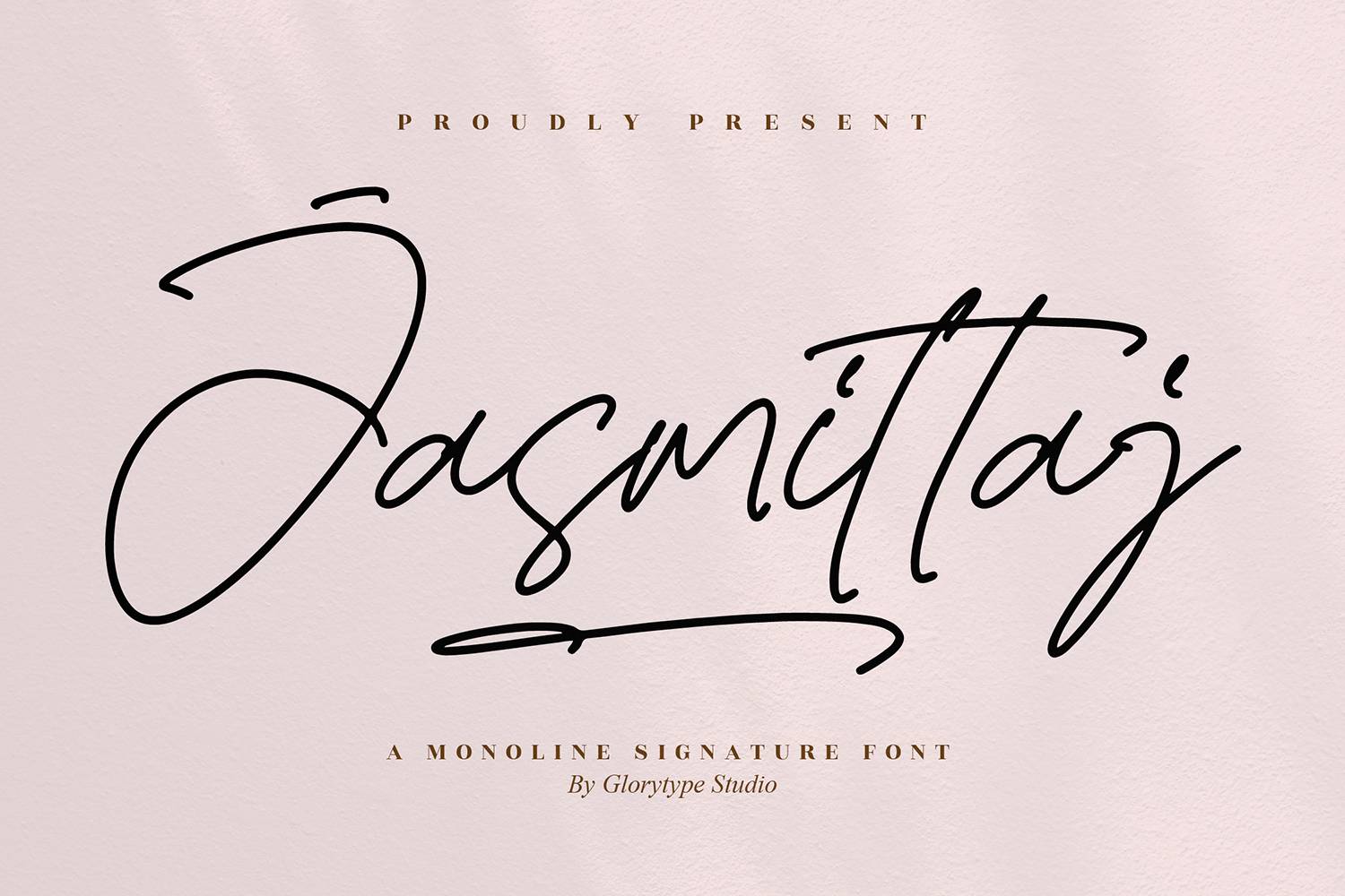 Jasmittaj Font sample