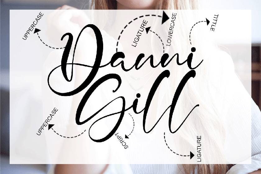 Jayne Green Font sample