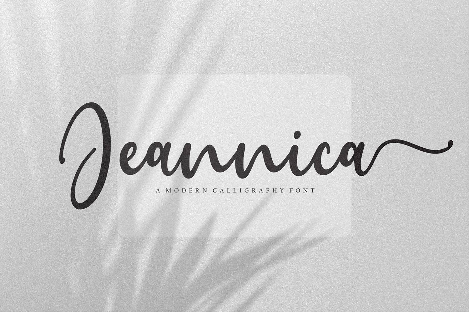 Jeannica Font sample