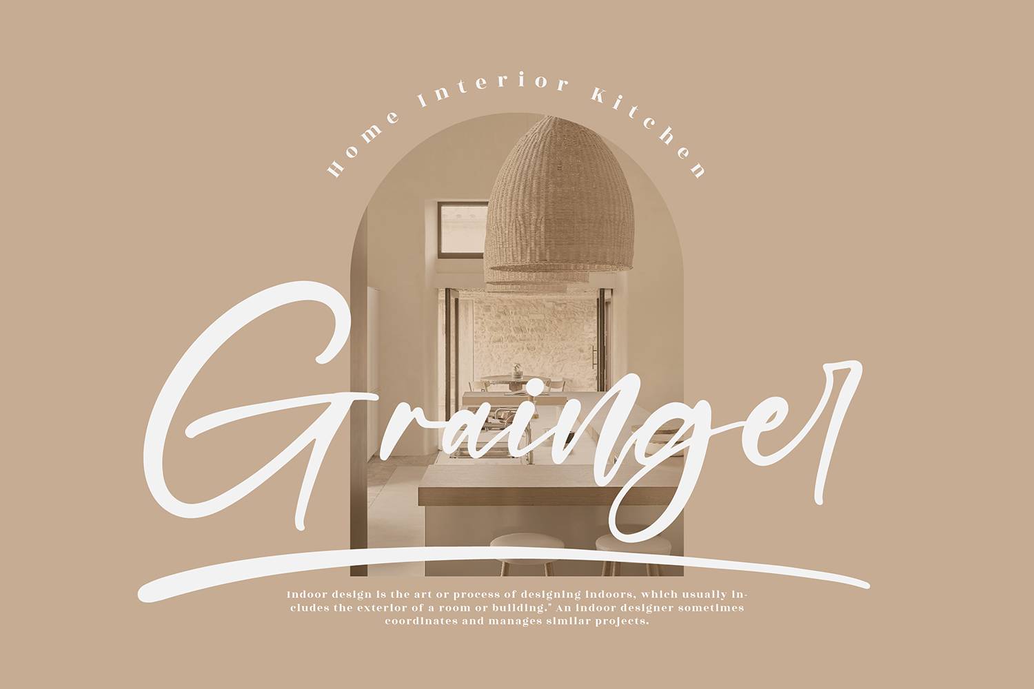 Jelistha Font sample