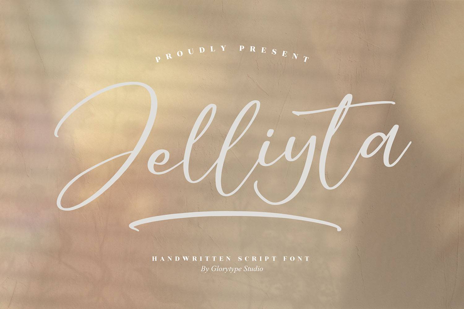 Jelliyta Font sample