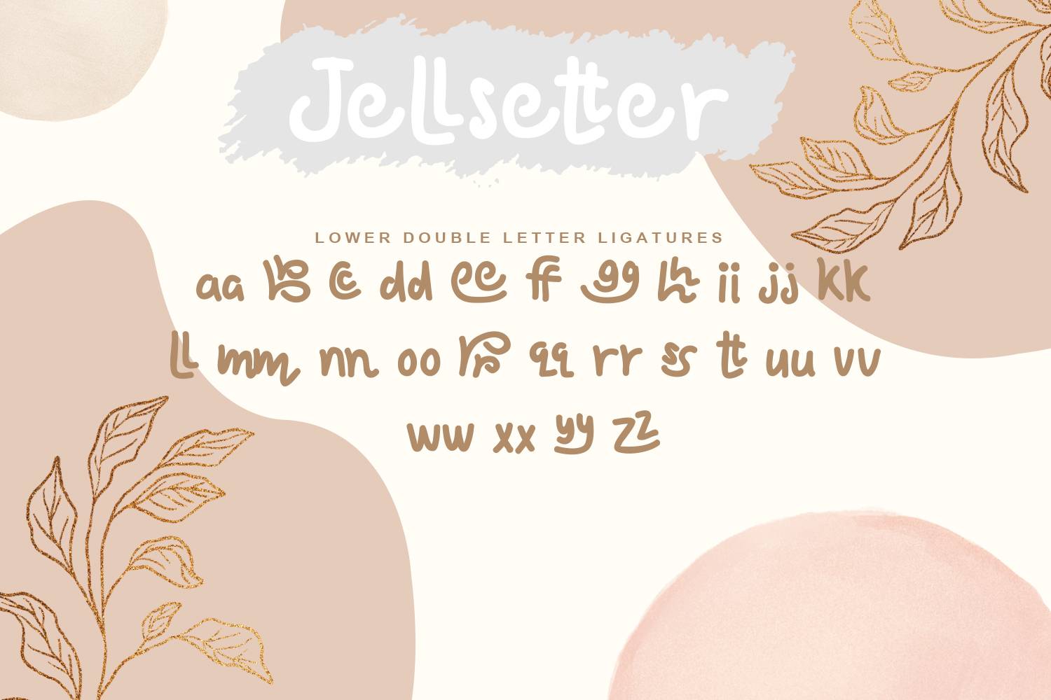 Jellsetter Font sample