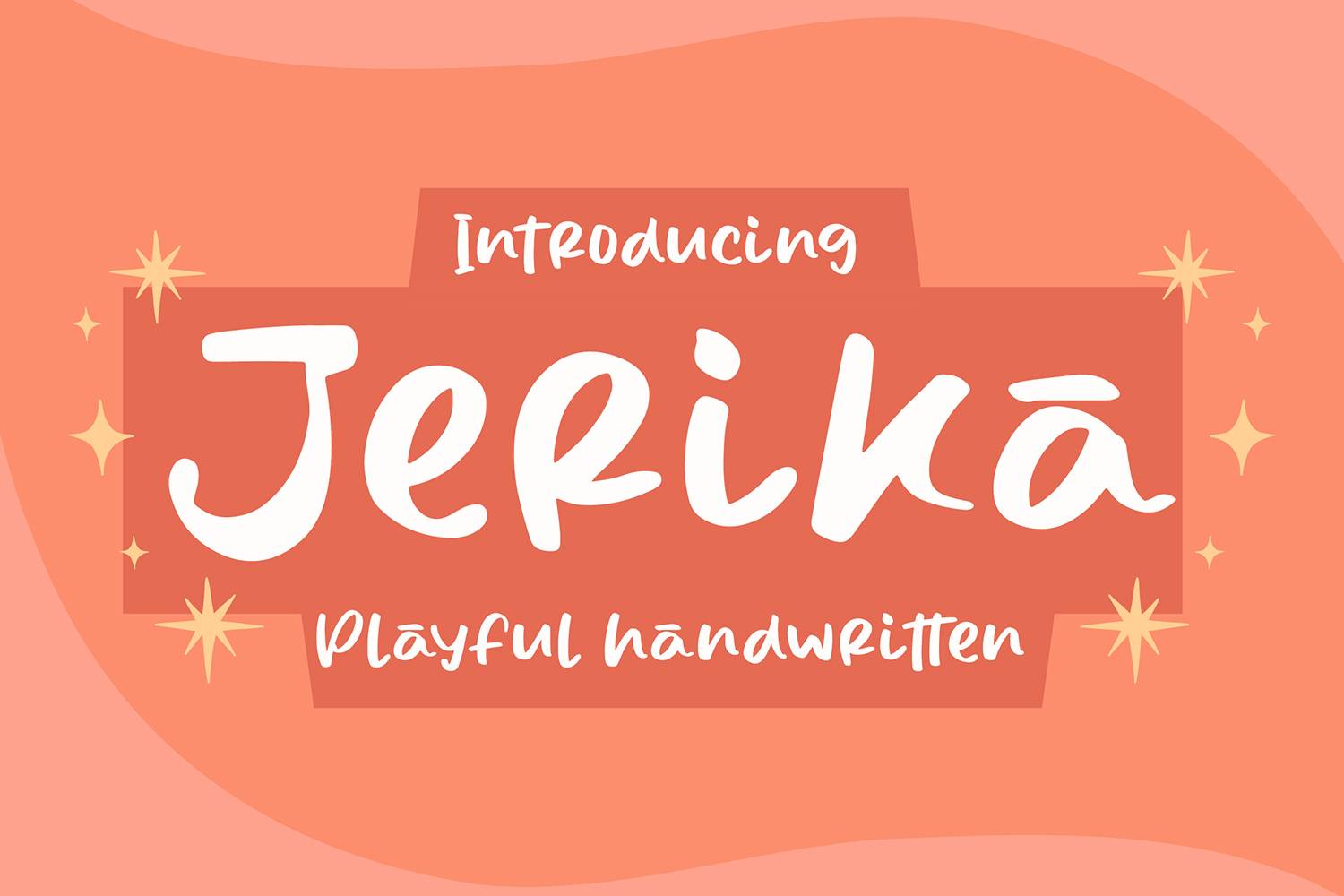 Jerika Font sample