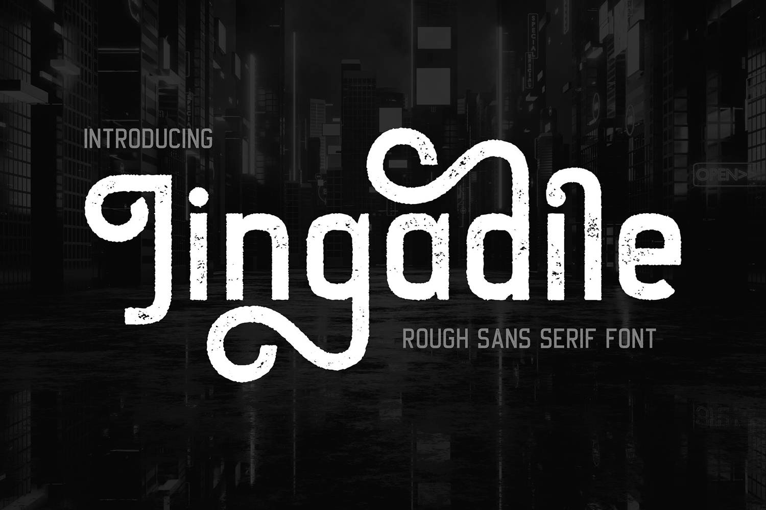 Jingadile Font sample