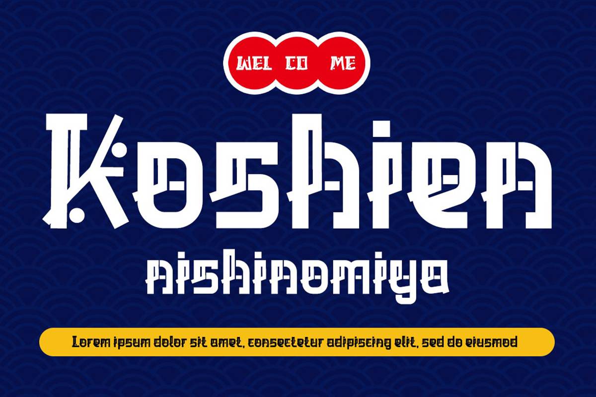 Jinkay Font sample