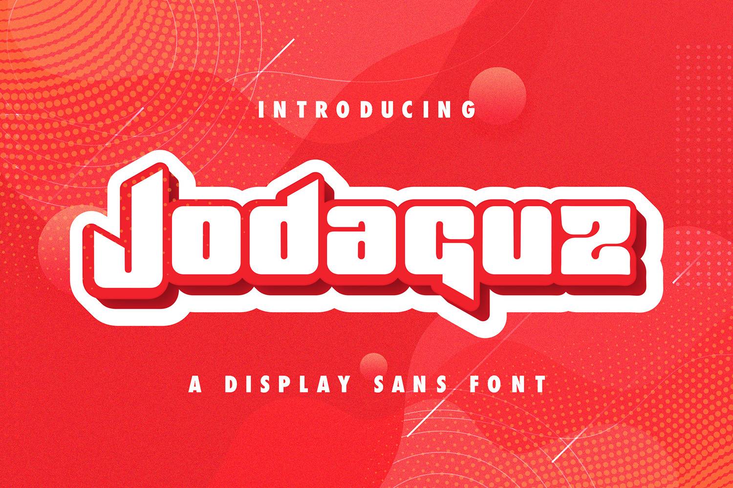 Jodaguz Font sample