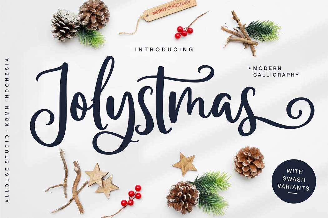 Jolystmas Font sample