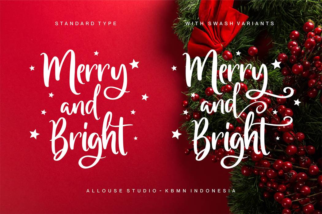 Jolystmas Font sample