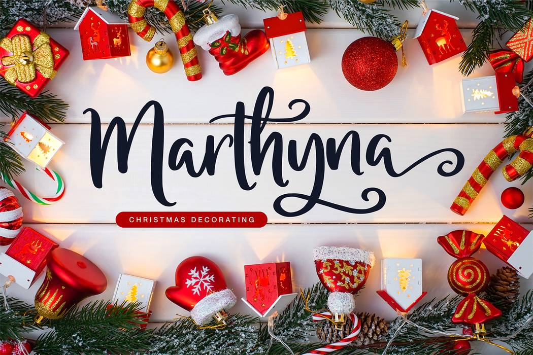 Jolystmas Font sample