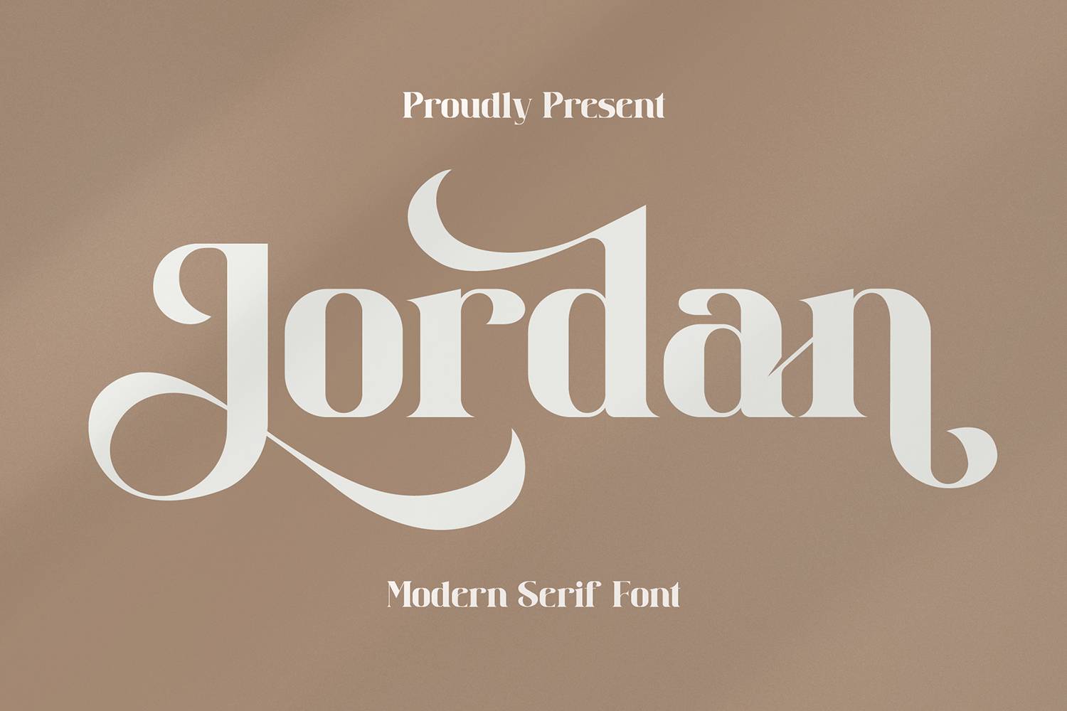 Jordan Font sample