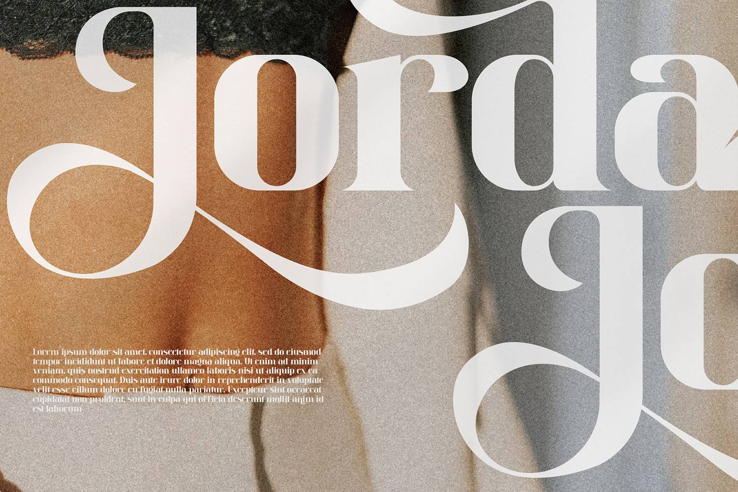 Jordan Font sample
