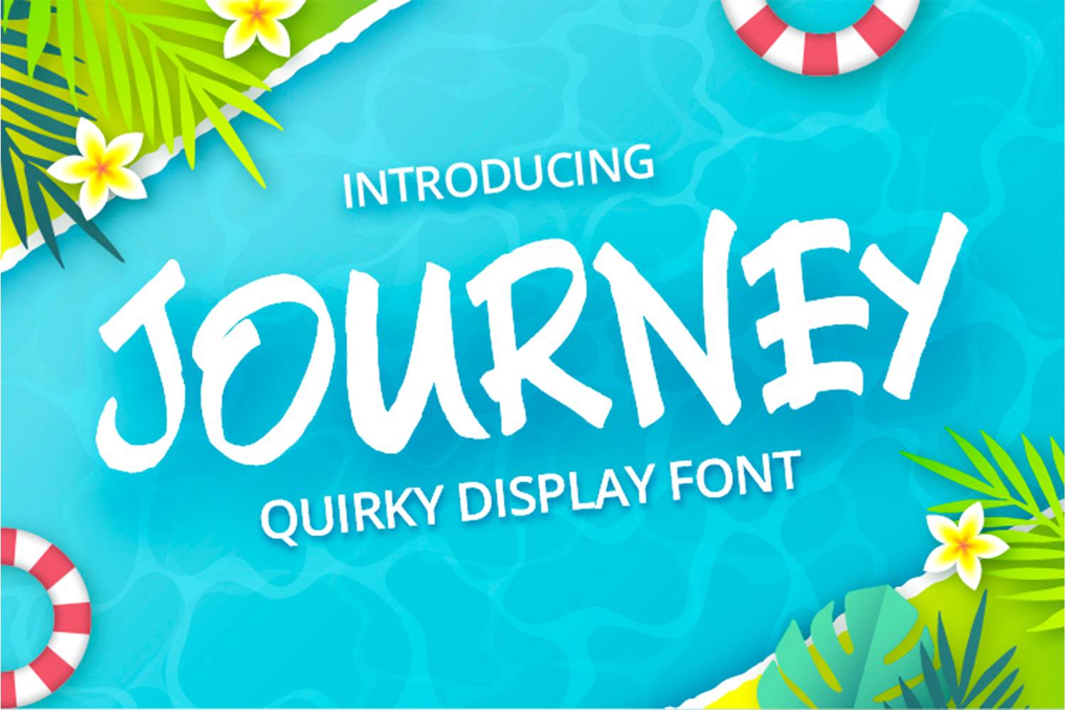 Journey Font sample
