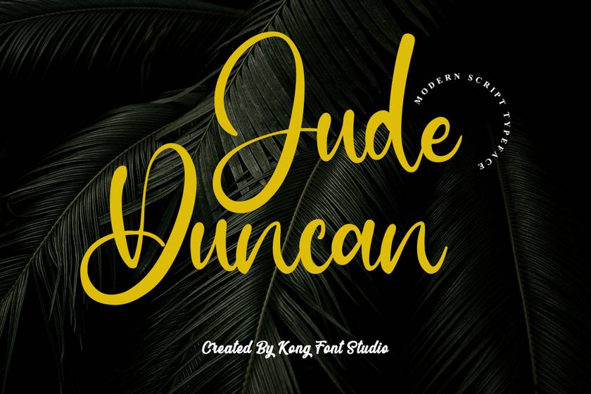 Jude Duncan Font sample