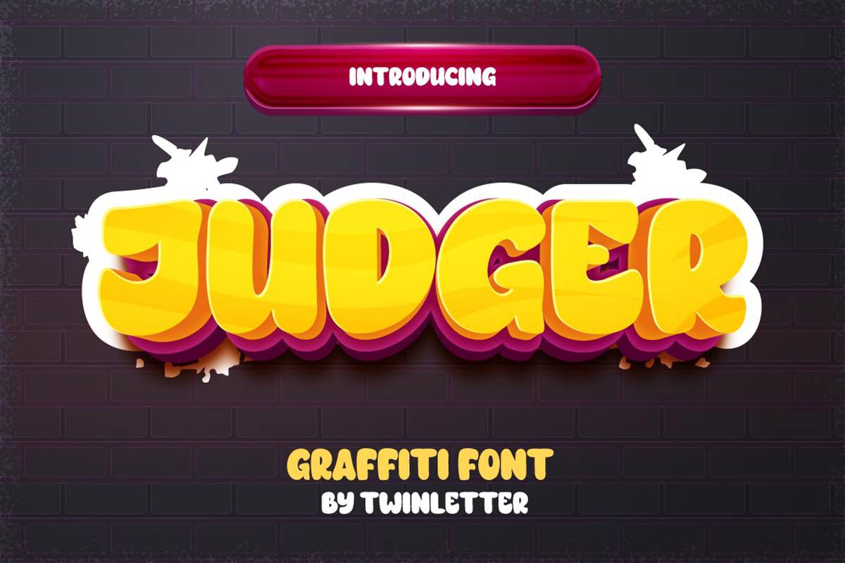 Judger Font sample