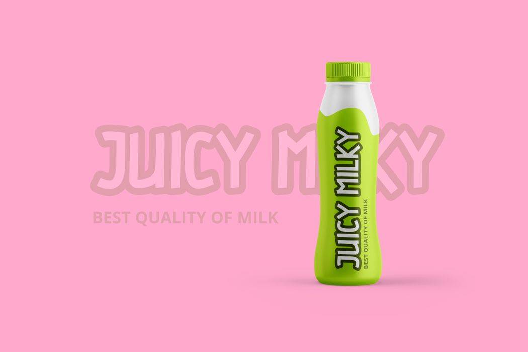 Juicy Milky Font sample