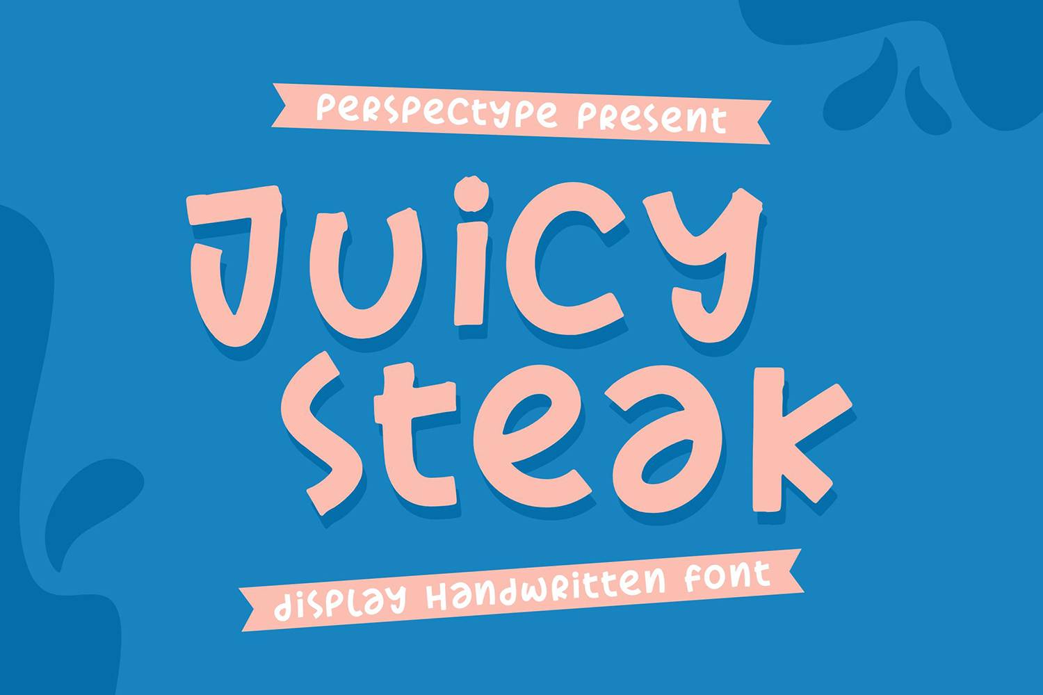 Juicy Steak Font sample