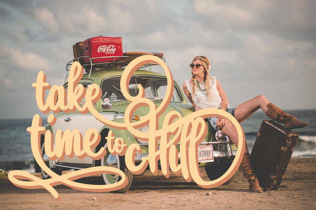 Julia Eberline Font sample