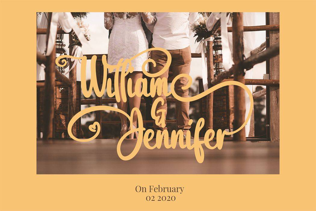 Julia Eberline Font sample