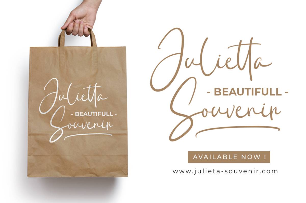 Julietta Kissing Font sample