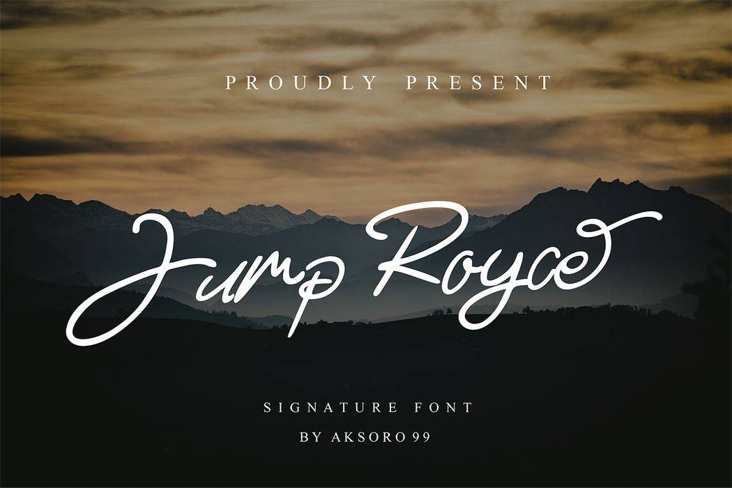 Jump Royce Font sample