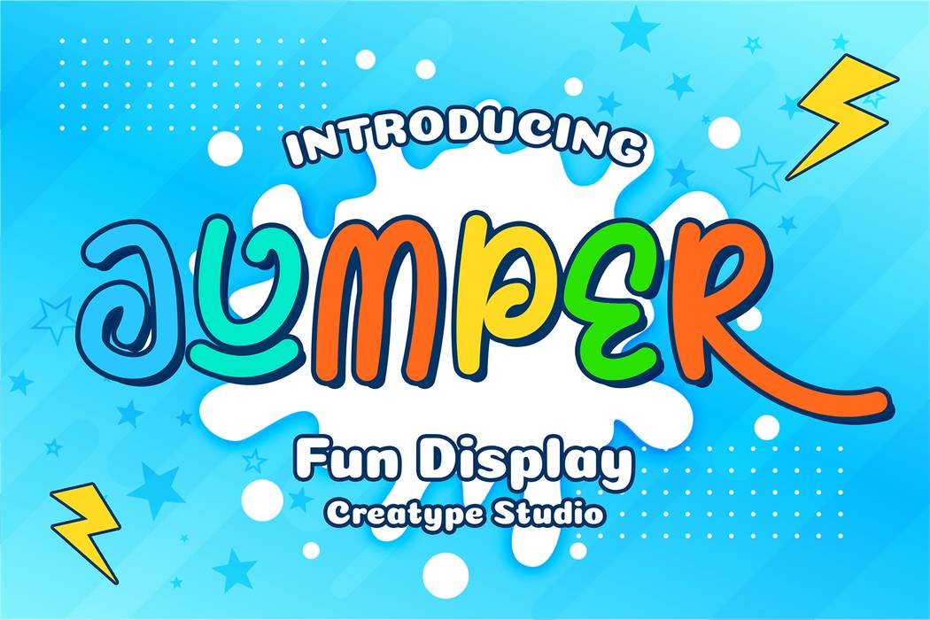 Jumper Font sample