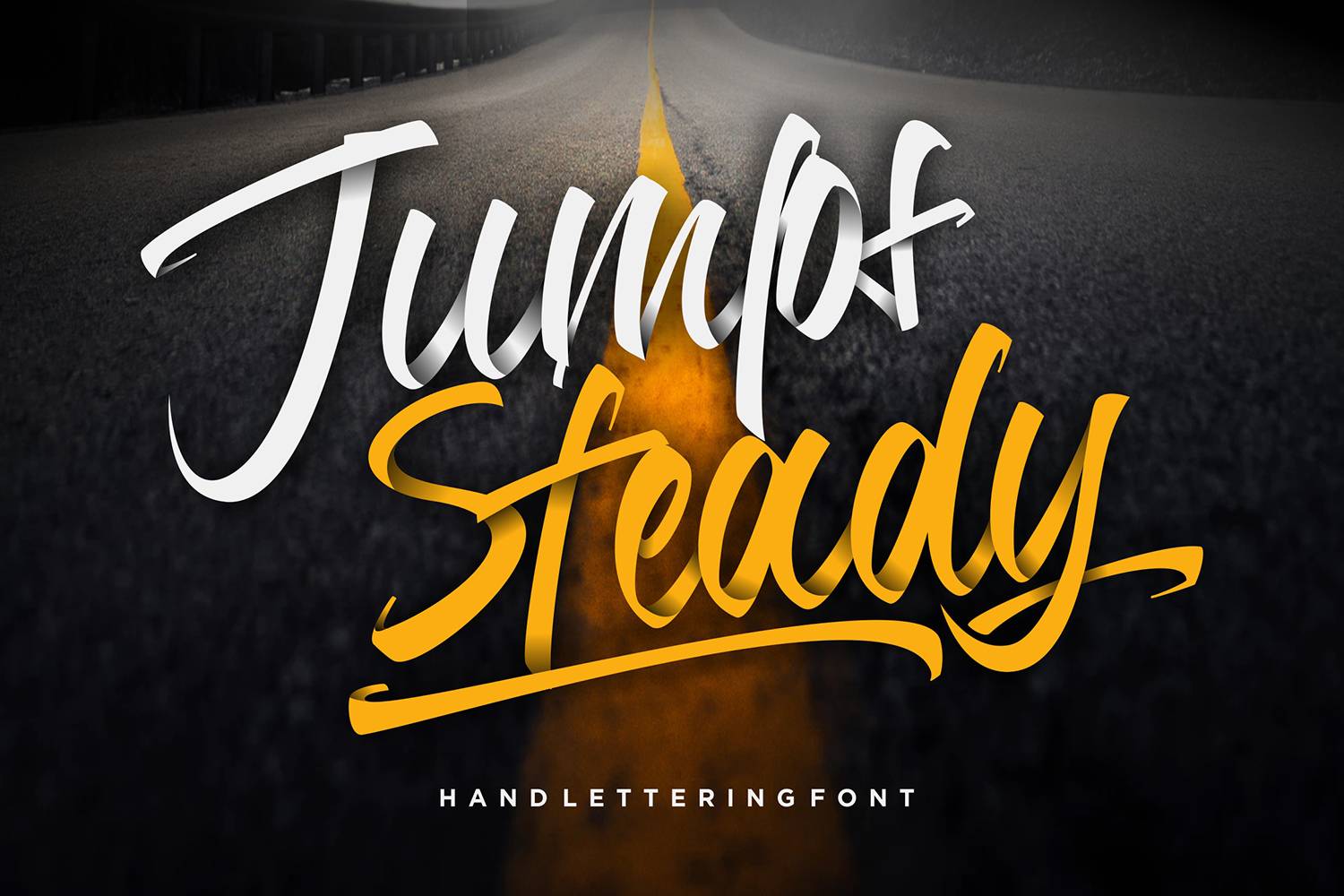 Jumps Steady Font sample