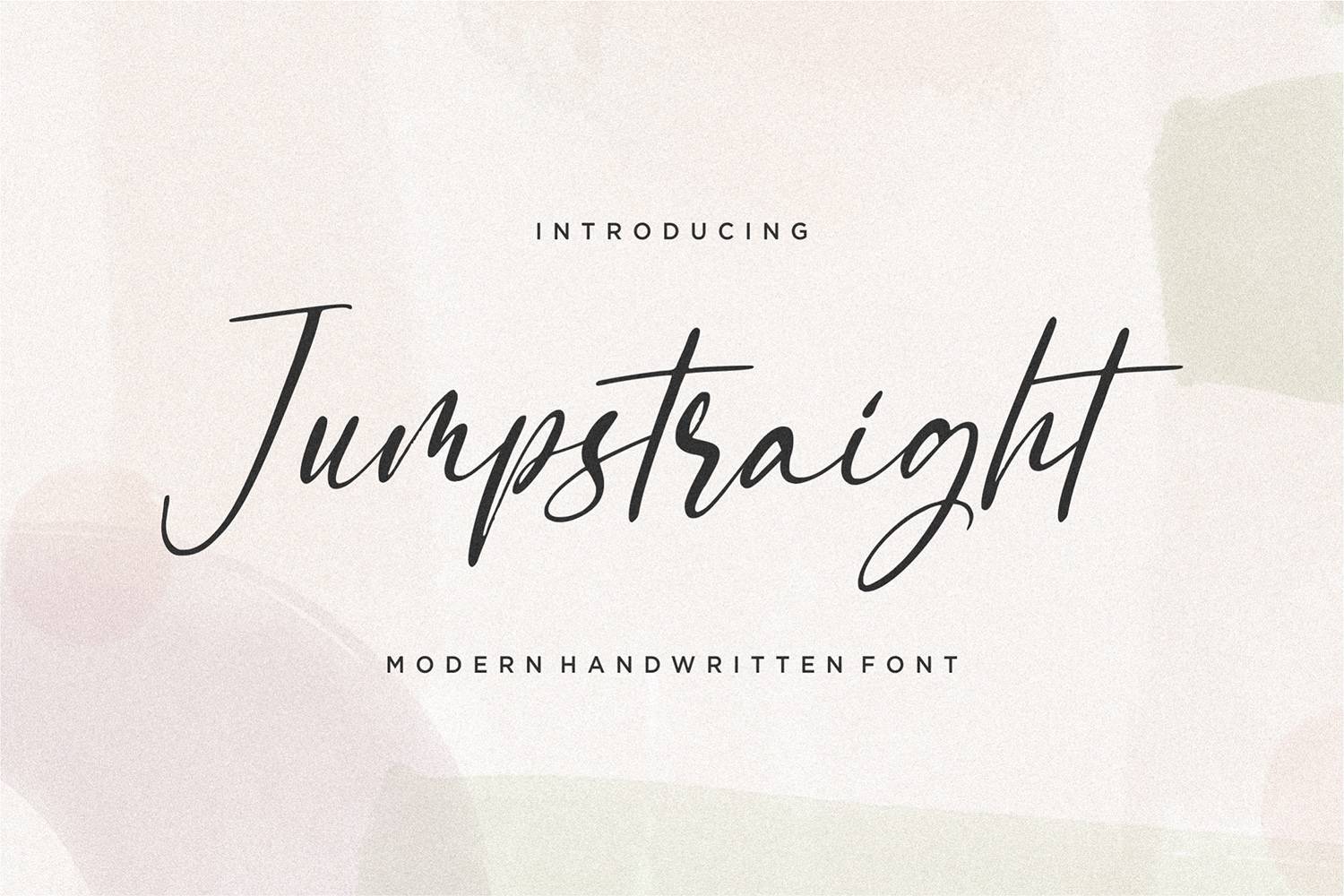 Jumpstraight Font sample