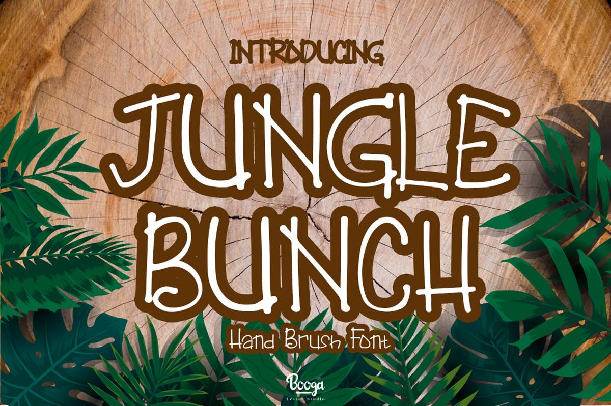 Jungle Bunch Font sample