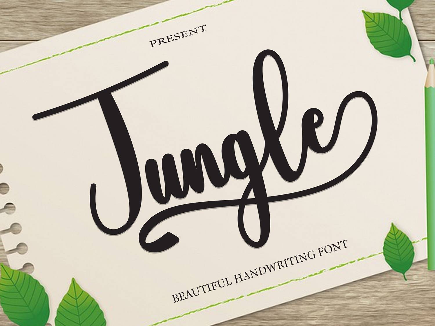 Jungle Font sample