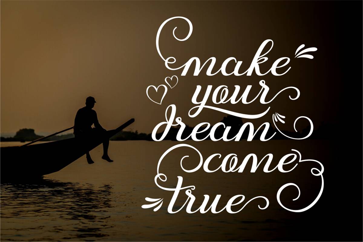 Just Sweet Font sample