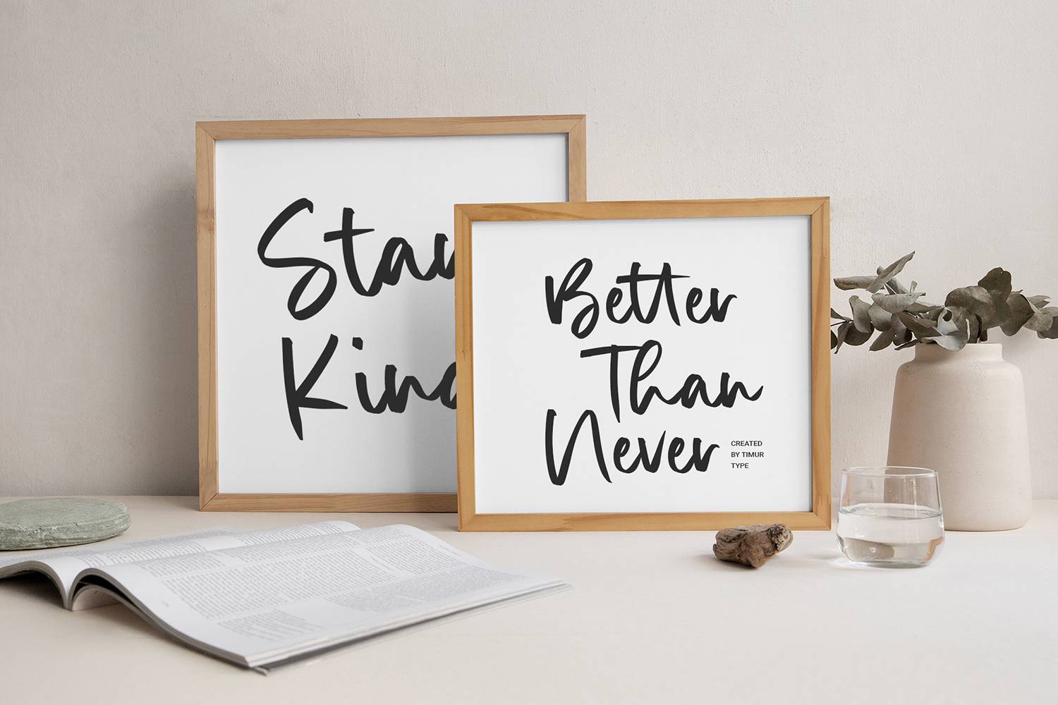 Justica Font sample
