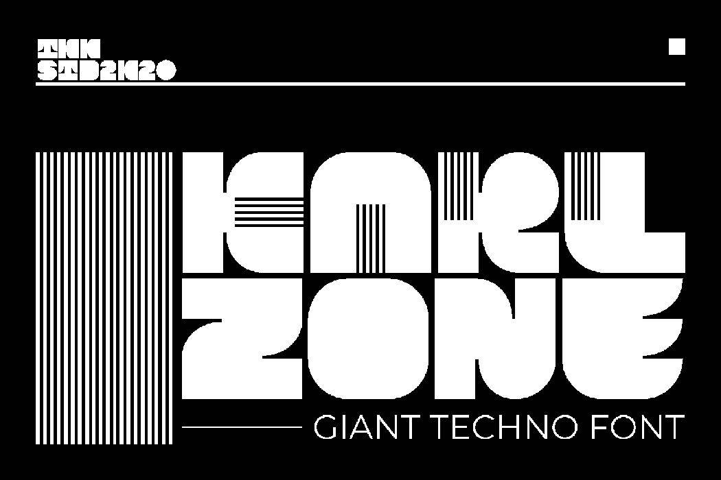 KARL Zone Font sample