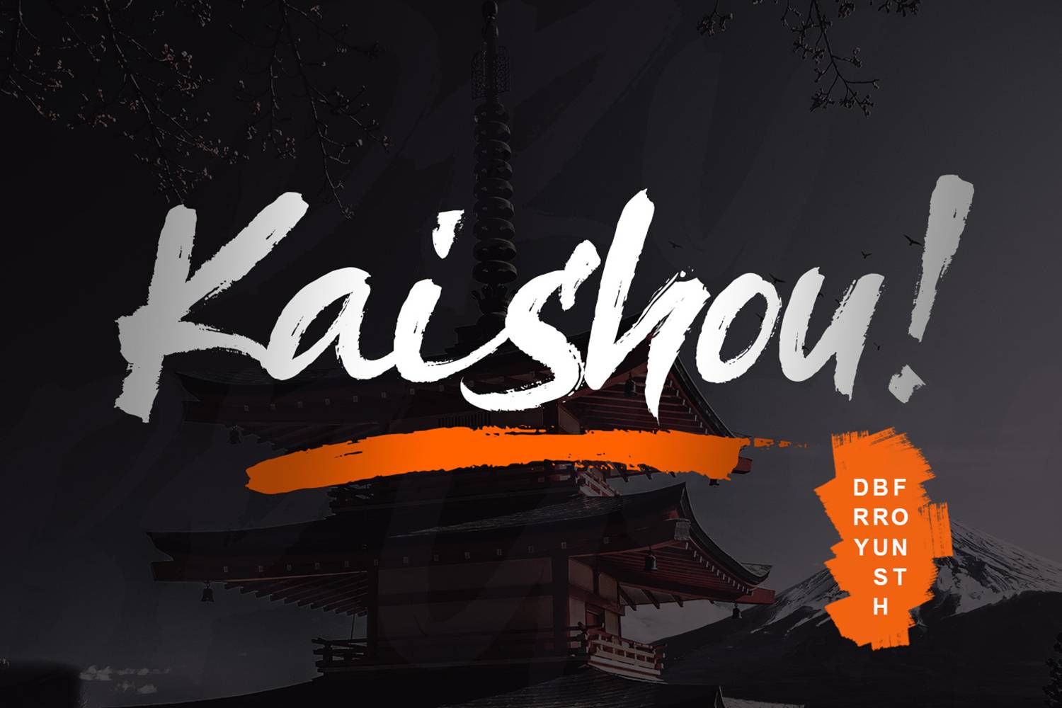 Kaishou Font sample