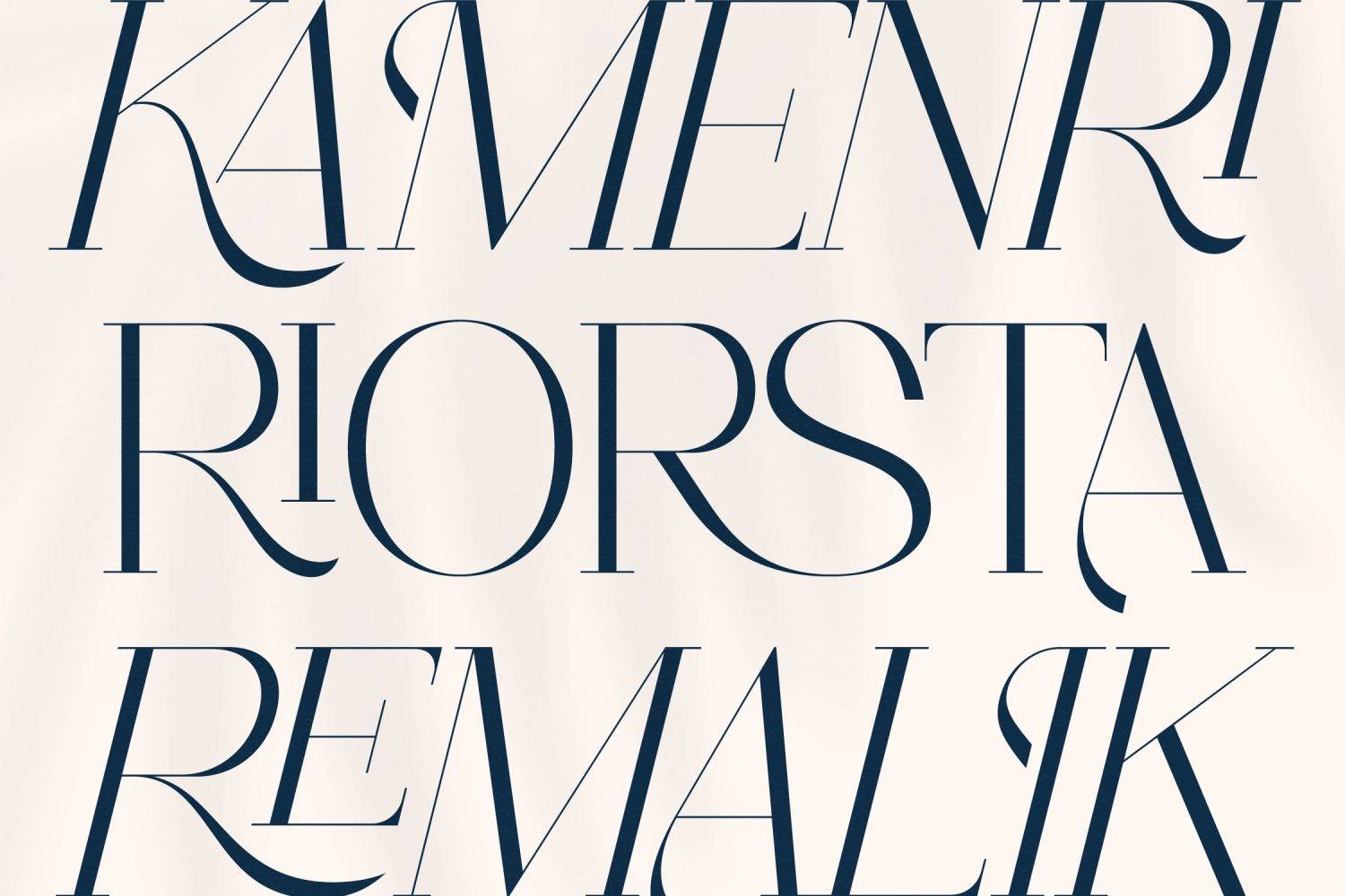 Kaldera Font sample