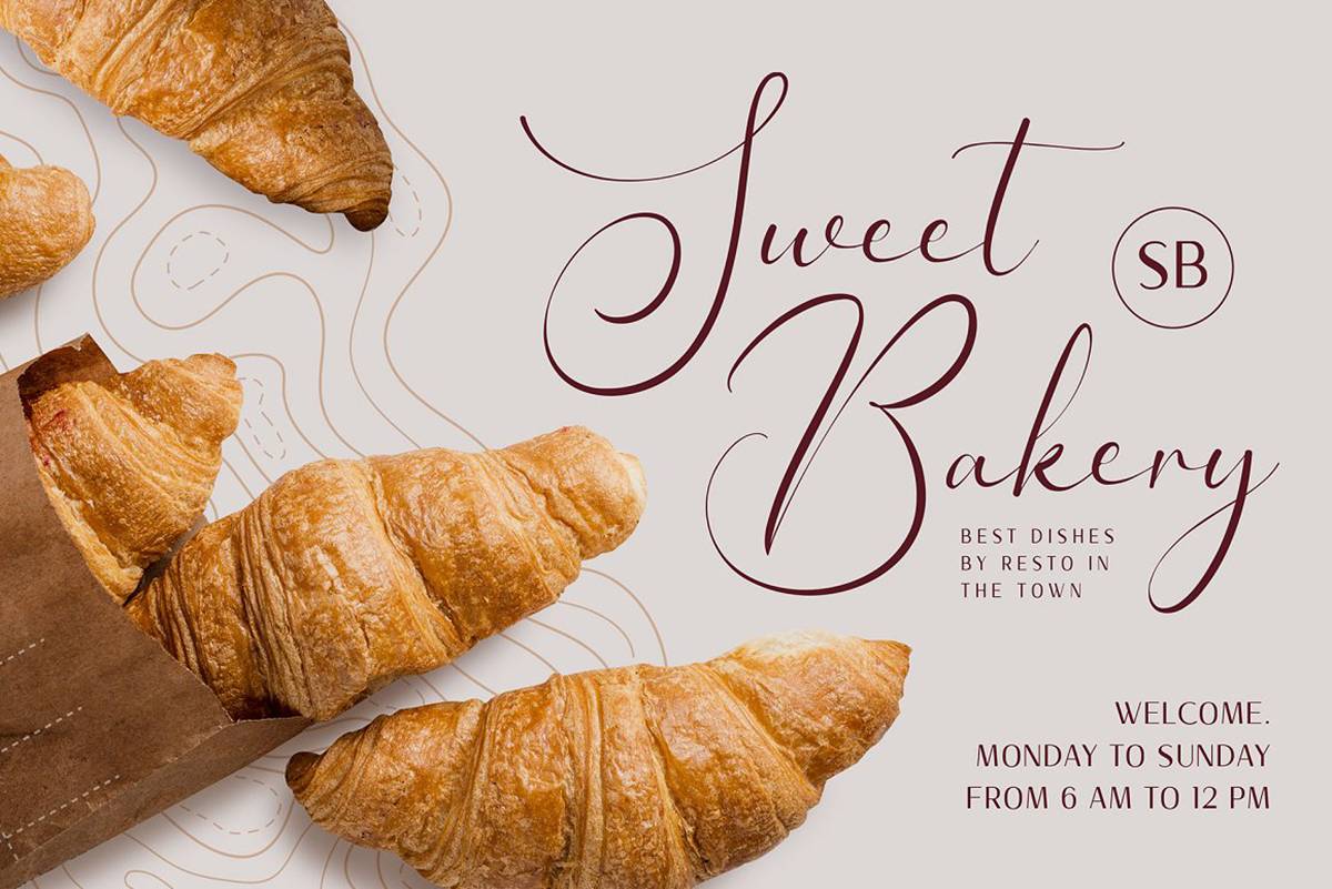 Kalidony Font sample