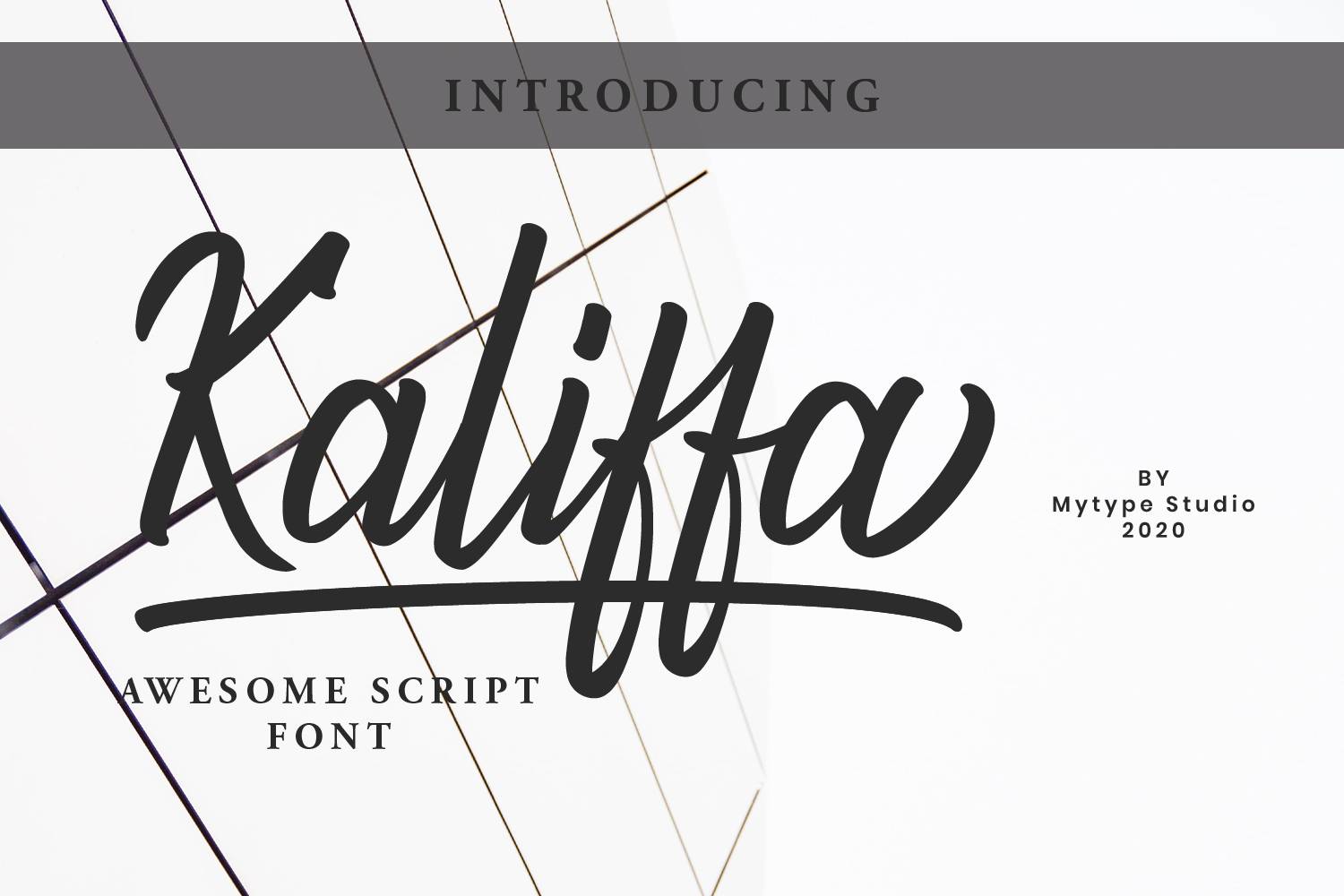 Kaliffa Font sample