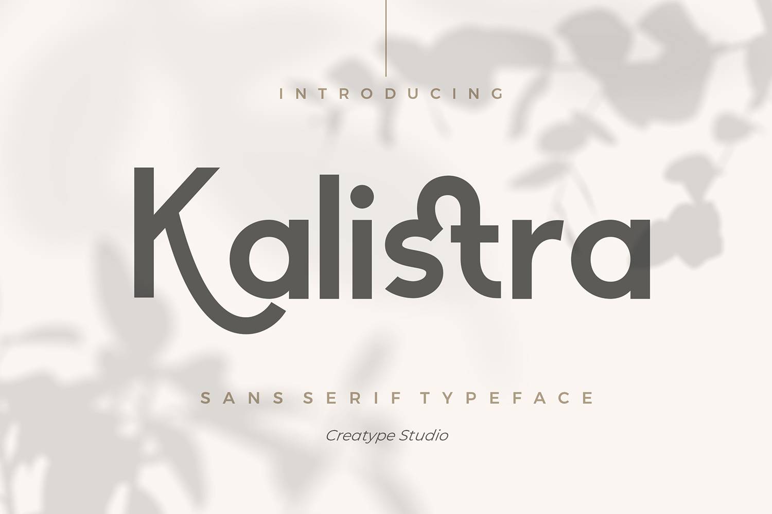 Kalistra Font sample