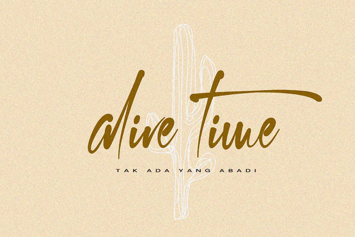 Kallem Script Font sample