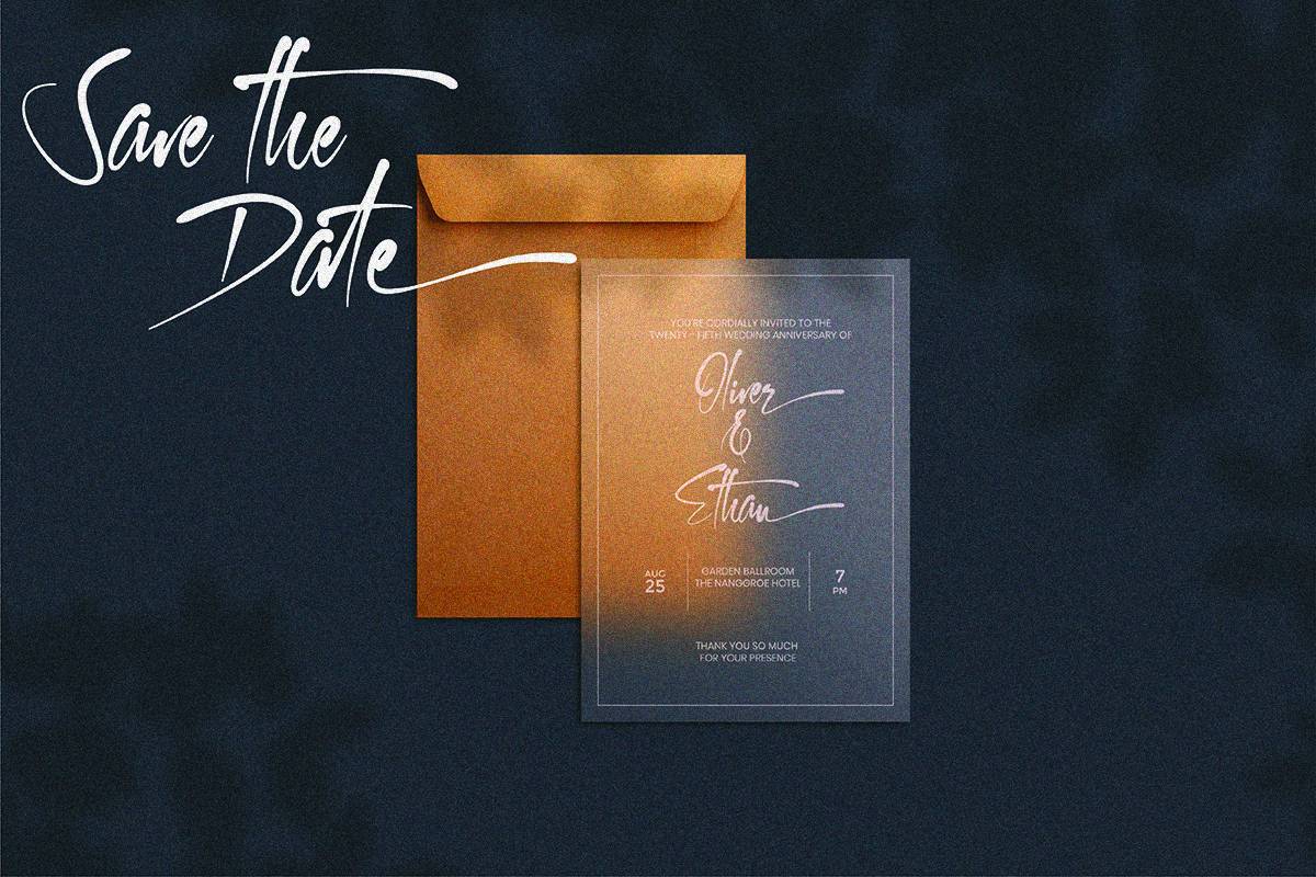 Kallem Script Font sample