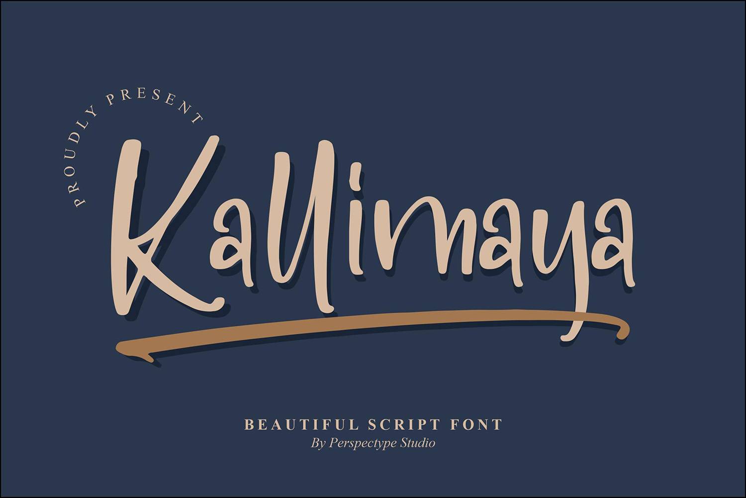 Kallimaya Font sample