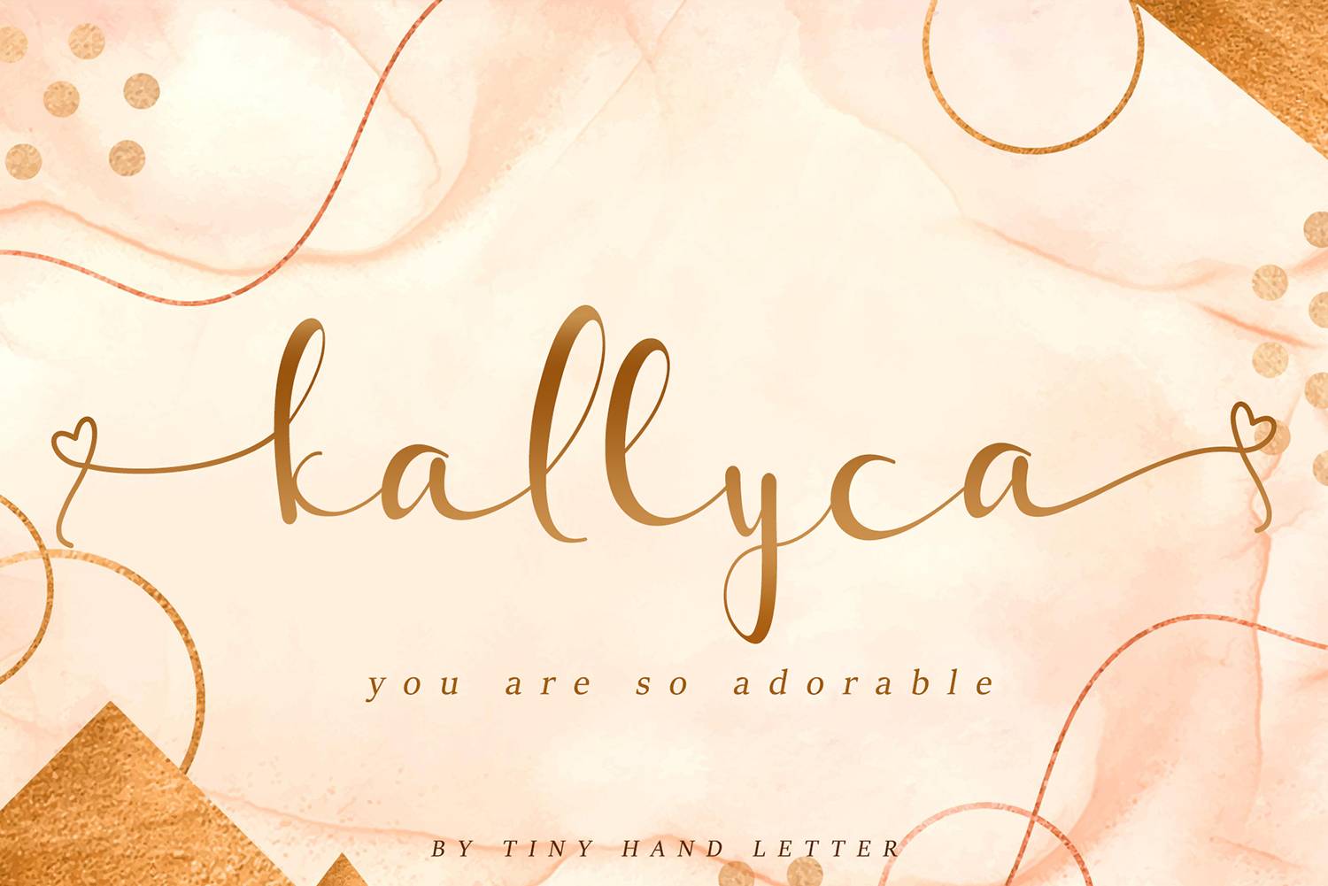 Kallyca Font sample