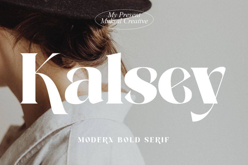 Kalsey Font sample