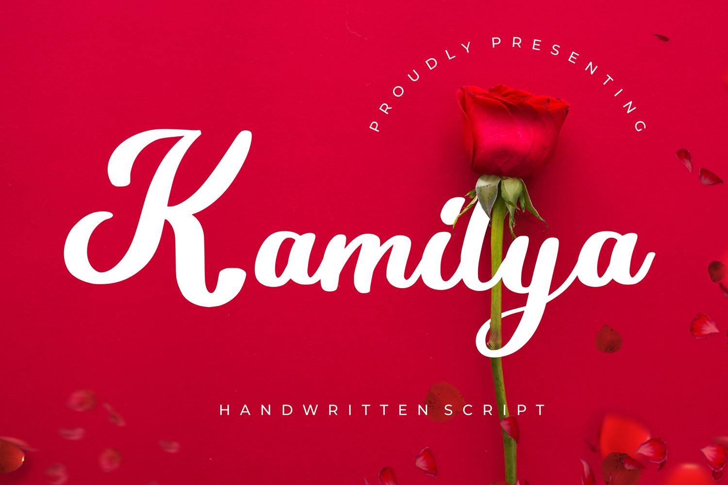 Kamilya Font sample