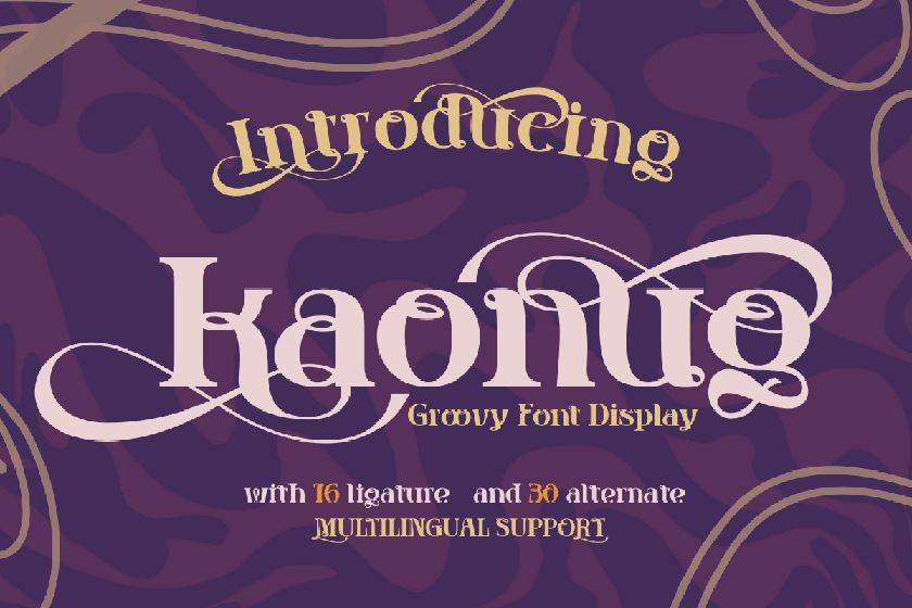 Kaonug Font sample
